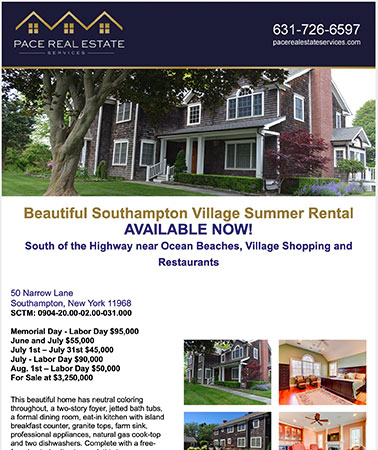 Pace Real Estate: Email