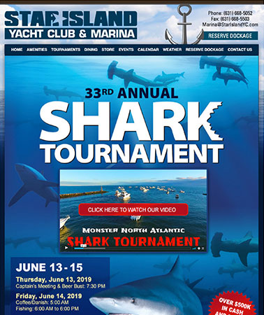 Star Island Shark Tournament: Email