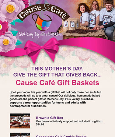 Cause Cafe: Mothers Day Email
