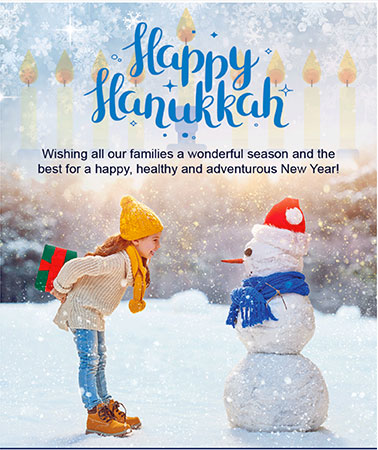 Therapy Center for Children: Hanukkah Email