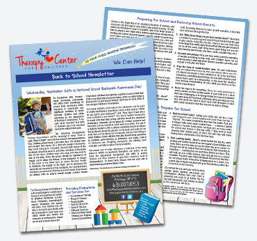 Therapy Center for Children Newsletter